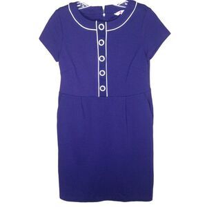 Boden Navy Gracie Ponte Dress 6P
